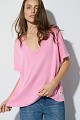 Top oversized cu decolteu în V