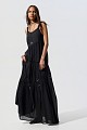 Maxi dress with decorated details