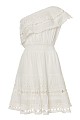 One-shoulder mini dress with ruffles