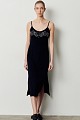 Midi dress with studs