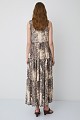 Rochie lungă cu animal print