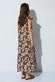 Midi printed chemise dress