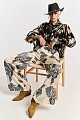Pantaloni cu print