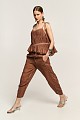 High-waisted balloon trousers