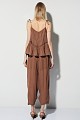 High-waisted balloon trousers