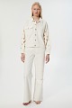 Blugi Erika wide leg, detaliu cu broderie