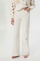 Blugi Erika wide leg, detaliu cu broderie