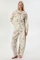 Blugi Dione balloon cu print floral