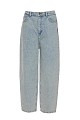 Pantalones vaqueros de pierna ancha con pedrería Tania