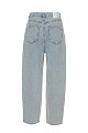 Pantalones vaqueros de pierna ancha con pedrería Tania