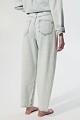 Pantalones vaqueros de pierna ancha con pedrería Tania