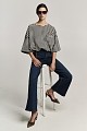 Kea wide leg jeans with buttons