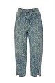 Tania balloon τζιν με snake print