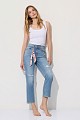 Mandy straight jeans with scarf