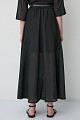 High-waisted maxi skirt