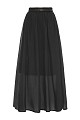 High-waisted maxi skirt