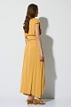 Midi asymmetric gathered skirt