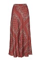 Falda maxi estampada