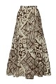 Falda midi estampada