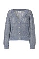 Knitted sequined V cardigan