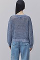 Knitted sequined V cardigan