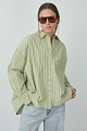 Striped oversized shirt