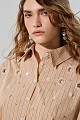 Striped shirt with decorated details