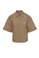 Striped shirt with decorated details
