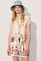 Short-sleeve shirt with prints