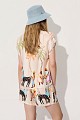 Short-sleeve shirt with prints