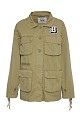 Jacket with print and studs