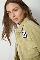 Jacket with print and studs