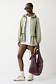 Puffer jacket με συνδυασμό υφασμάτων