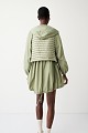 Puffer jacket με συνδυασμό υφασμάτων