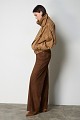 Suede leather bomber jacket