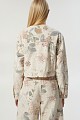 Chaqueta vaquera floral