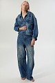 Denim τζάκετ με στρας