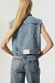 Denim γιλέκο με στρας