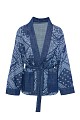 Denim κιμονό με τύπωμα