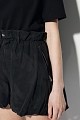 High-waisted balloon shorts