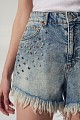 Molly shorts with rhinestones