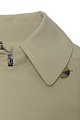 Short trench coat with elastic waistband