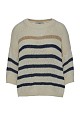 Cardigan din tricot cu dungi