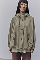 Parka-style trench coat