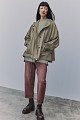 Parka-style trench coat