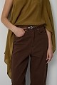Thin belt with buckle