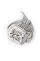 Belt with rhinestones