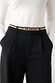 Thin elasticated belt