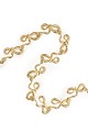 Metal embossed belt