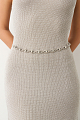 Belt with rhinestones